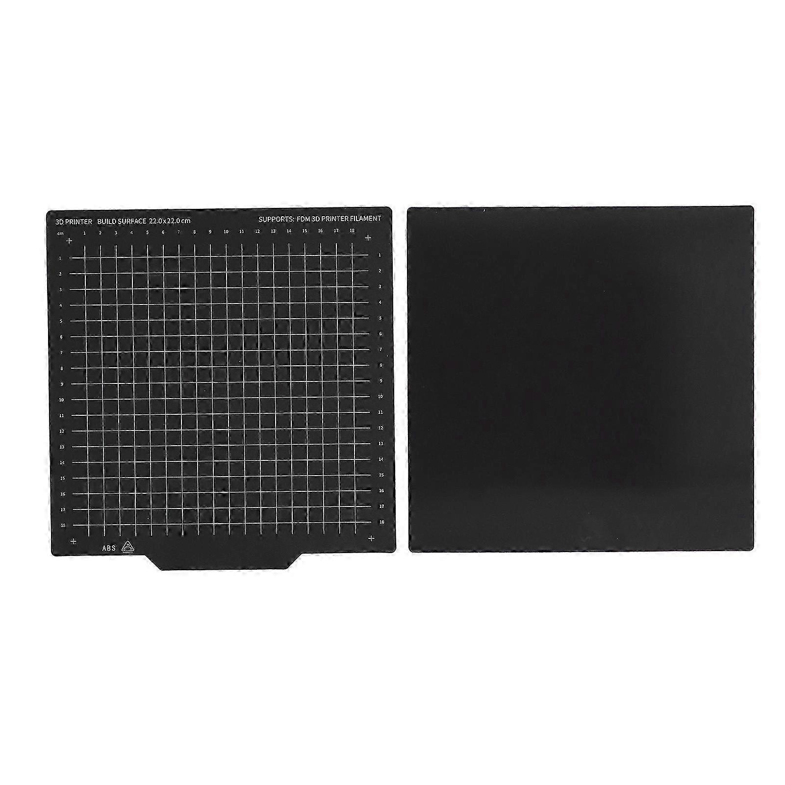 Spring Steel Build Plate 2 Sided Magnetic Flexible Sheet 3D Printing Printer Hotbed Parts 220x220mm