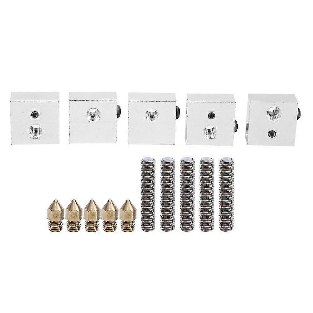 Aluminum Heater Block Kit Fit for Makerbot MK7 MK8 3D Printer Accessories Parts