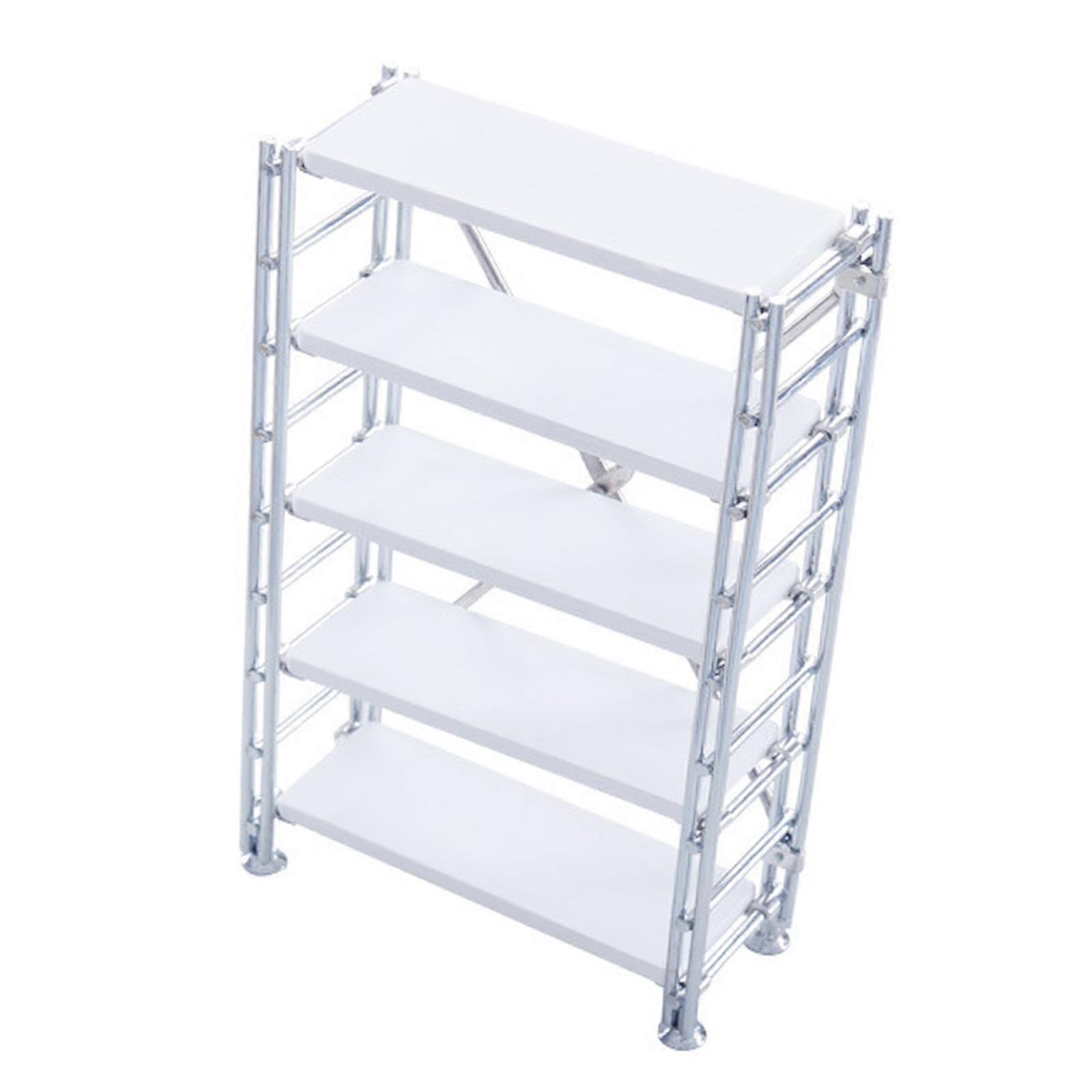 1:12 Scale Display Rack Dollhouse Miniature 5 Layers Bookshelf Dollhouse