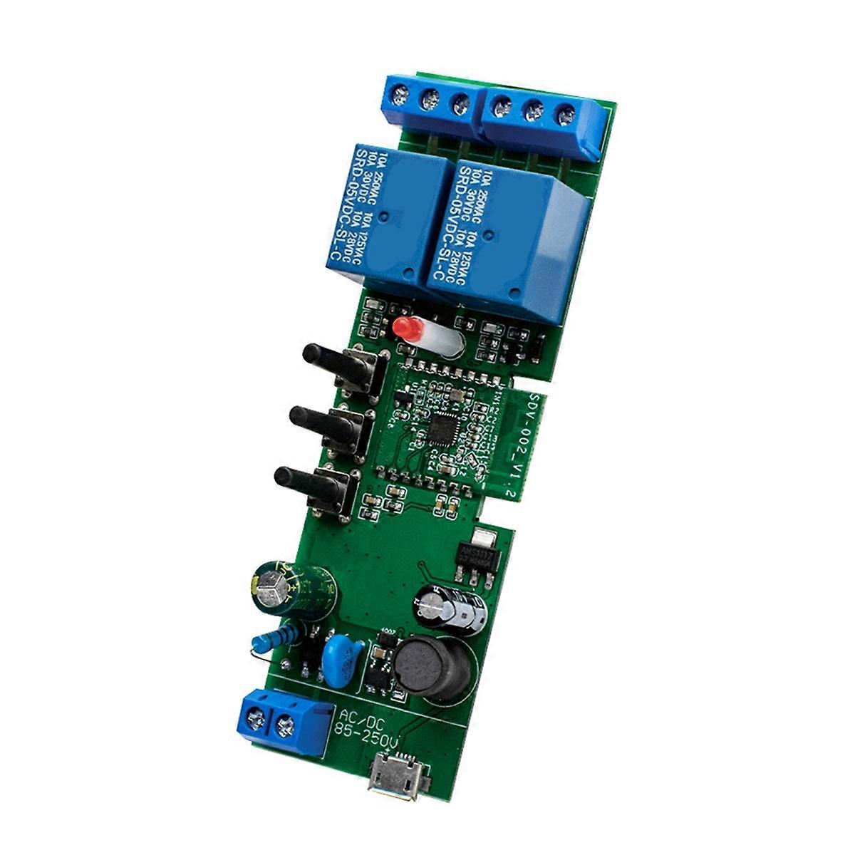 2 Channel Wifi Electric Linear Actuator Motor Controller 12V 24V 110V 220V 2CH Relay Interrupter