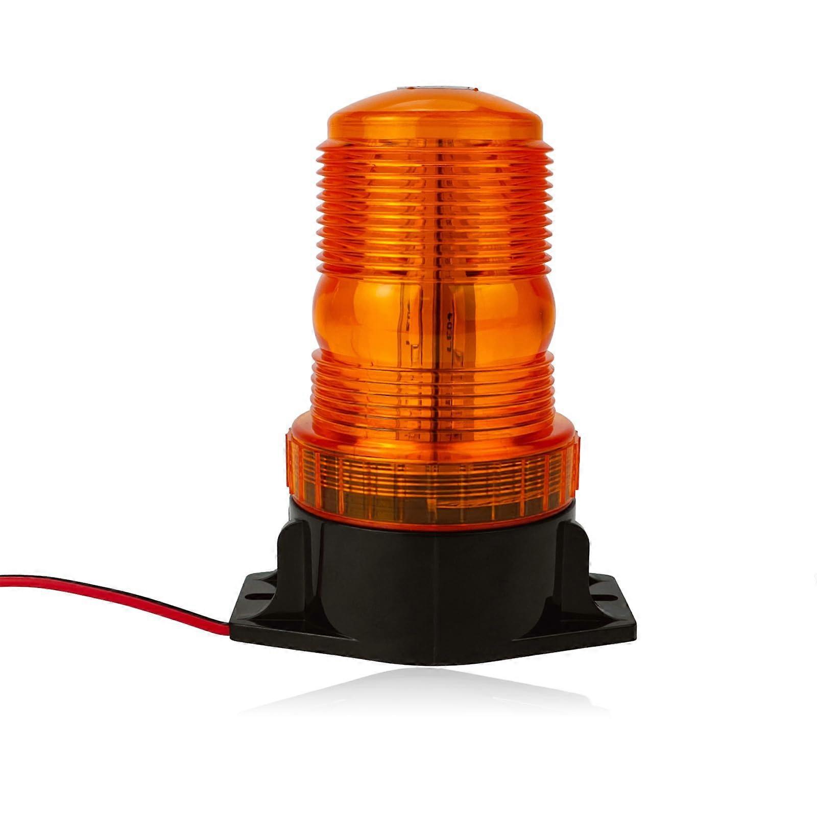 Yellow Magnetic LED Strobe Lights for Emergency Vehicles, Waterproof, Wireless, High Brightness, Compact Design