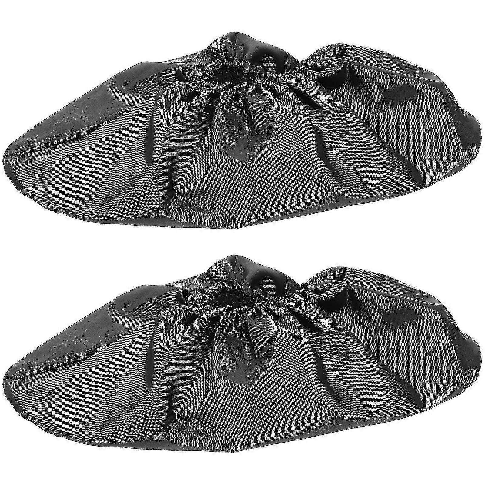 2 Pairs Washable Shoe Covers Reusable Shoe Covers Non Slip Work Boot Protector Covers