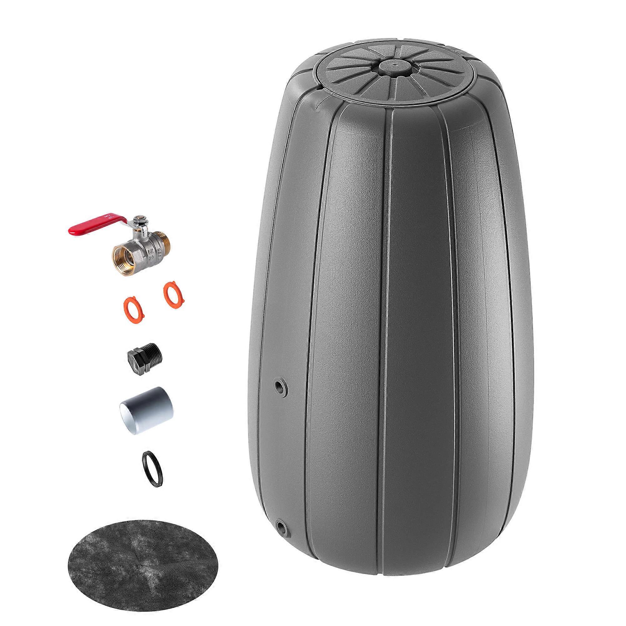 KADAX Tank 200L hanalla ja ruukulla - estetiikkaa ja toiminnallisuutta puutarhaasi