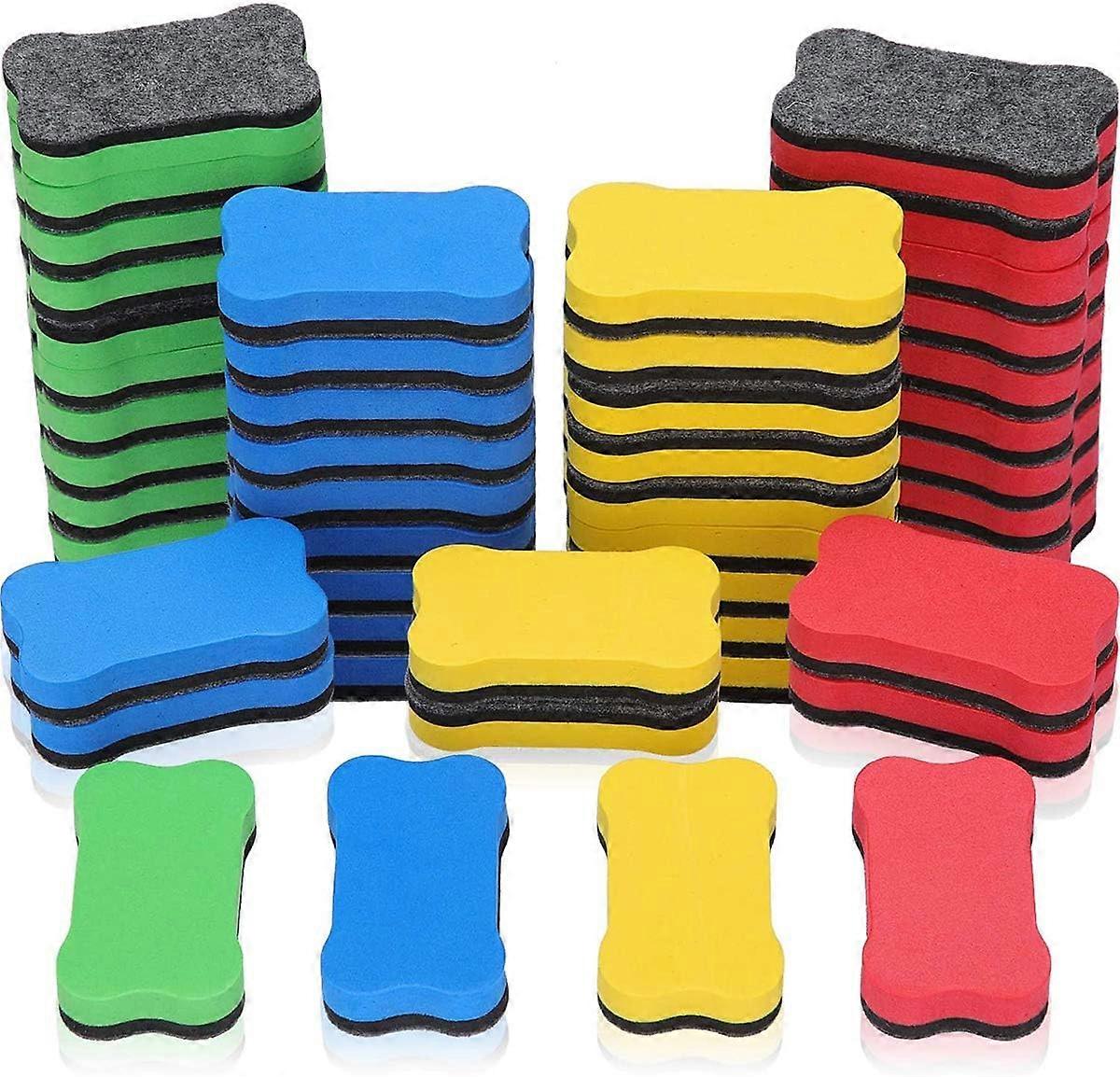 Magnetic Whiteboard Erasers, Bone Shaped, Office
