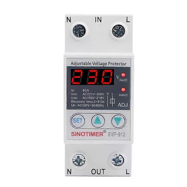 可调欠压保护器-80A自复位，SINOTIMER SVP-912