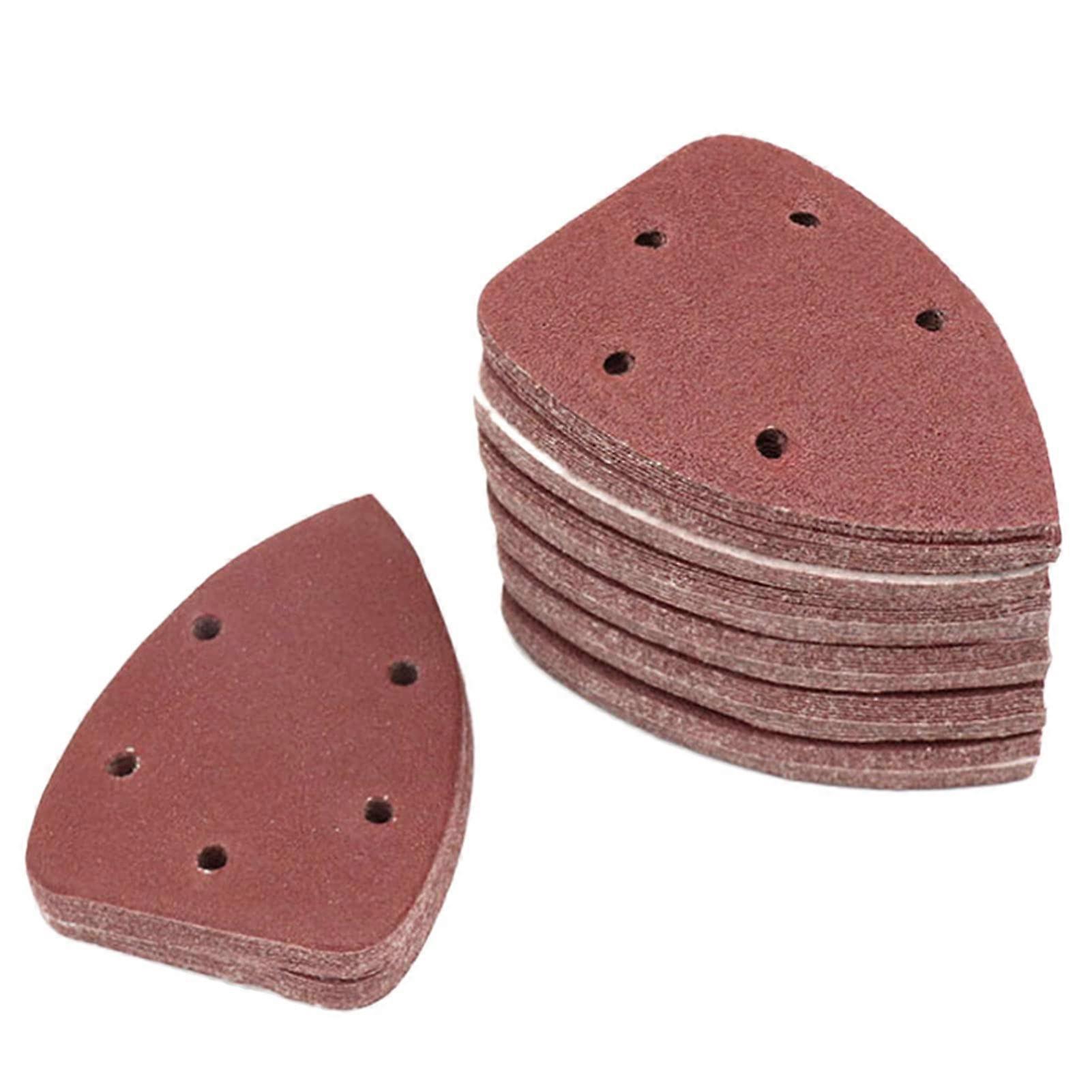 50Pcs Sanding Sheets Discs Sander Pads Mixed Grit Assortment for Wood, Metal, and Plastic Polishing