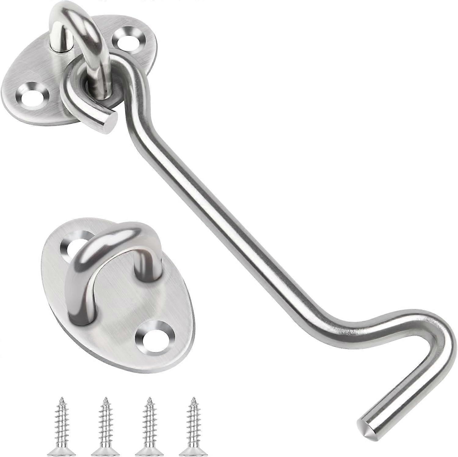 Hook and Eye Latch, 4 Inch, 1 Piece