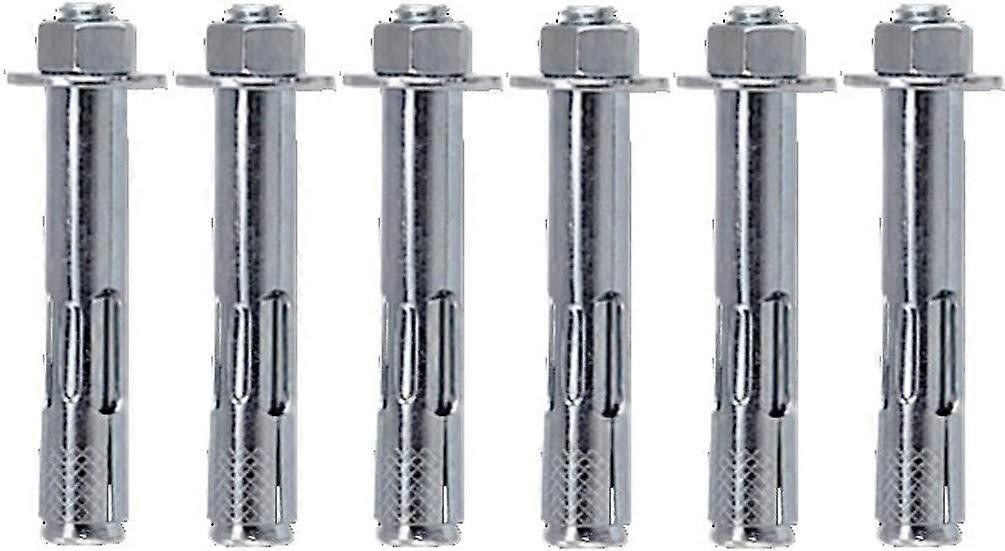 HE386 3/8" Concrete Expansion Anchors, 6-Pack, For Concrete and Masonry