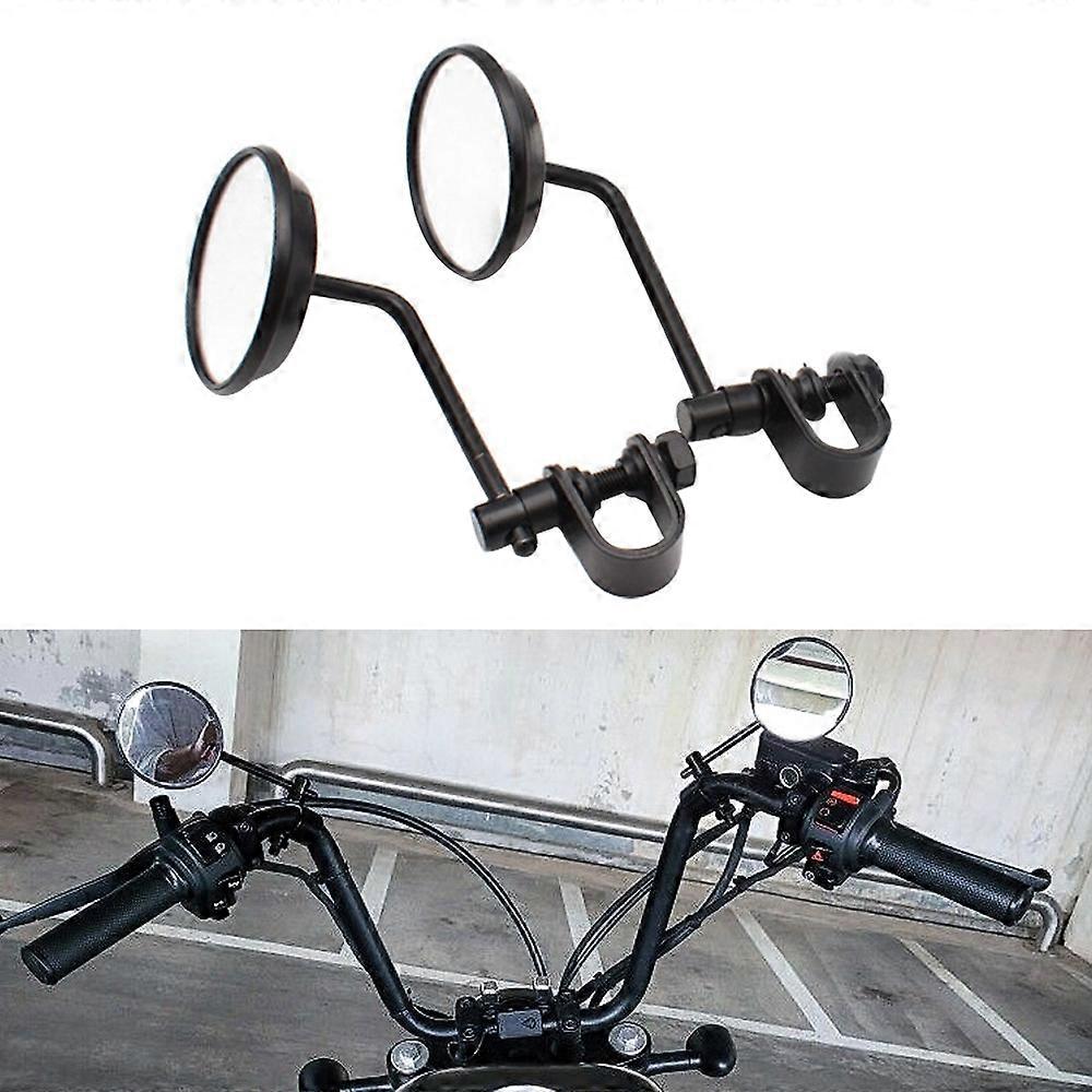 SF-127 Motorcycle Small Round Rearview Mirror Reversing Mirror
