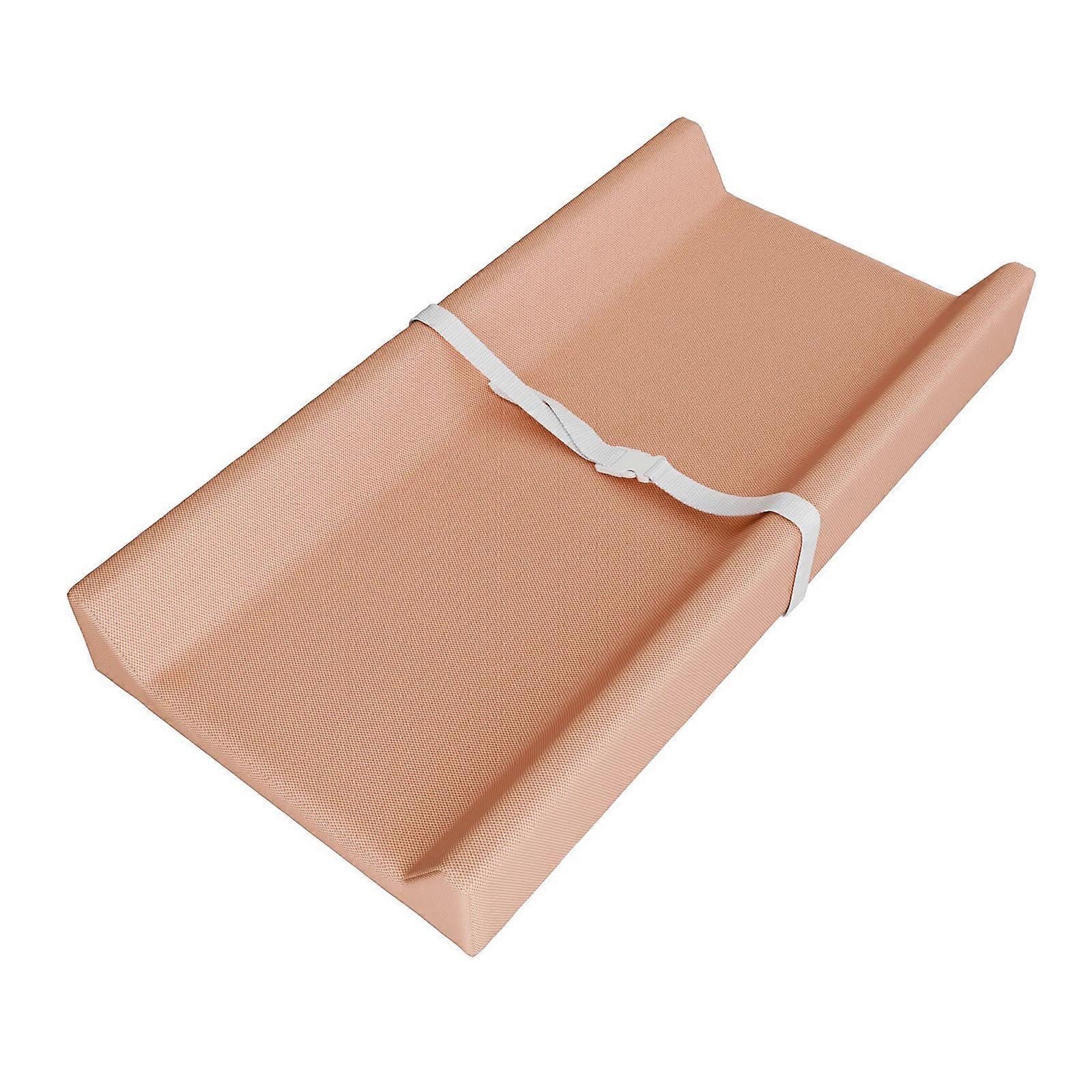 Water Resist Baby Changing Pad with PU Leather Feature Shockproof Wear Resistant for Safe Easily Diaper Changes  Orange