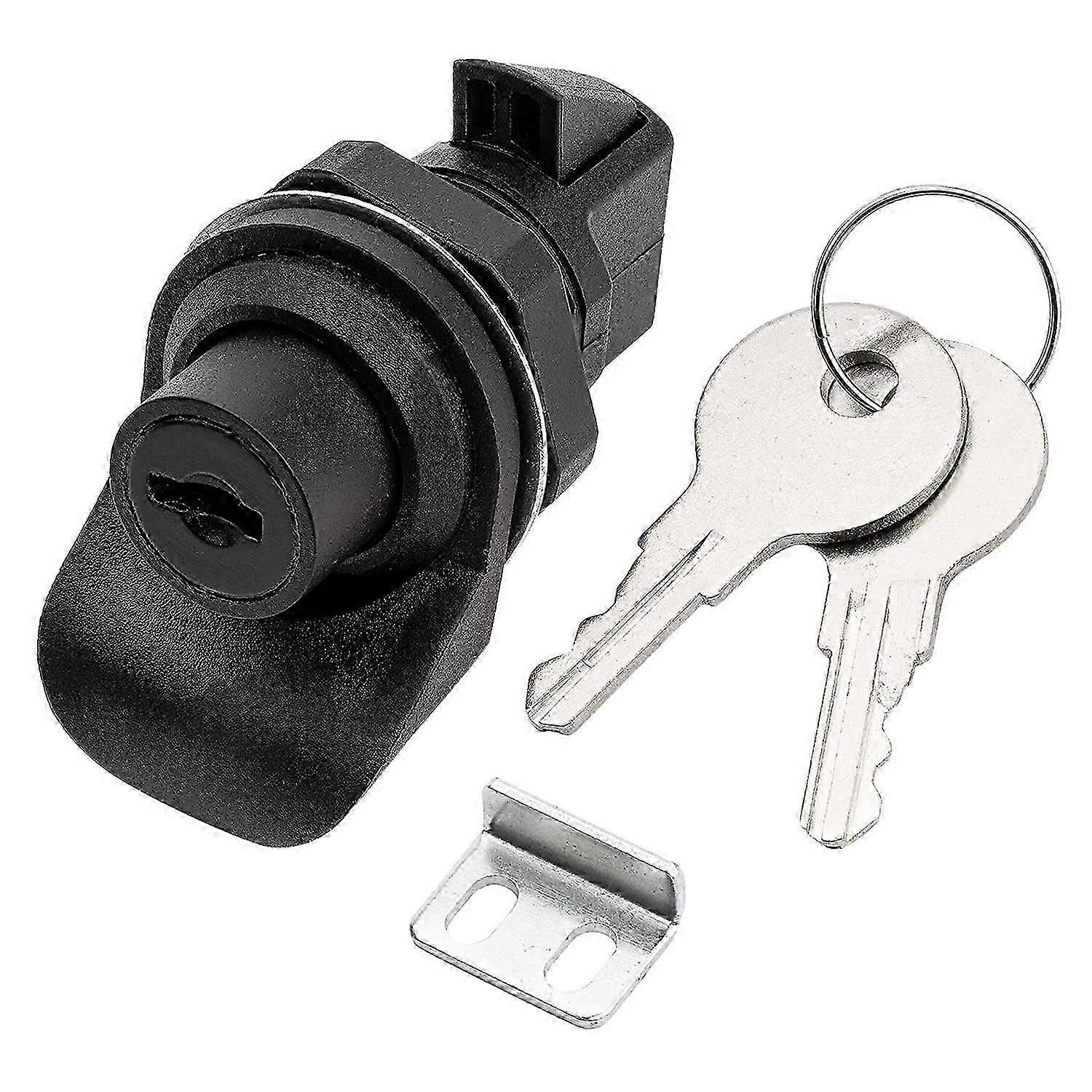1 Set Locking Push Button Latch for Marine Boat Radio Box, Tool Box, Electronic Box, Motorcycle Glo