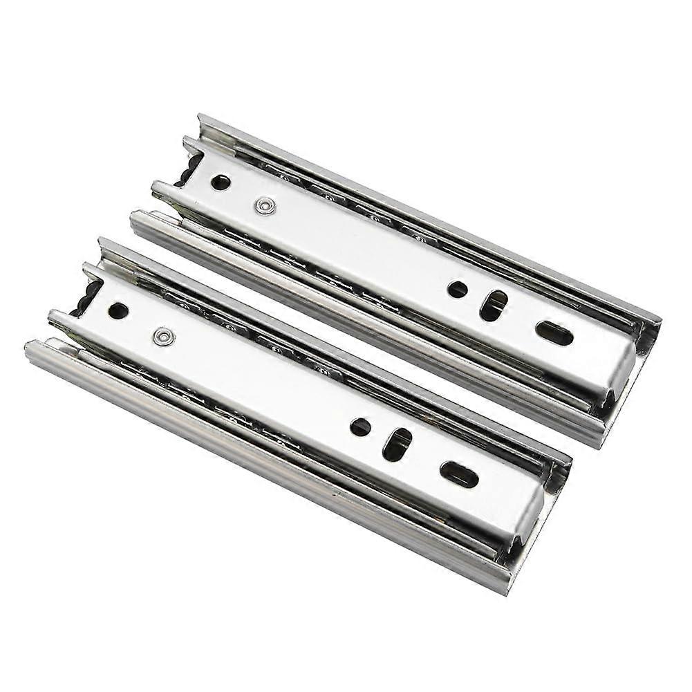 2Pcs Mini Short Drawer Slides, 5in Full Extension Undermount Cabinet Ball Bearing Drawer Slides Furniture Rail Kitchen Cupboard Hardware