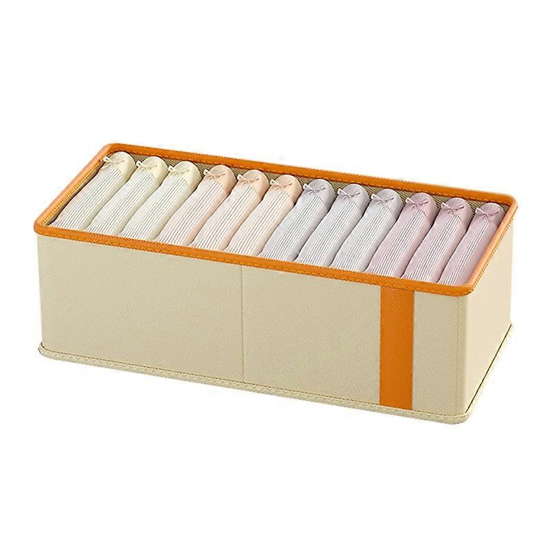 Wardrobe Storage Box Cationic PP Board+Oxford Cloth Foldable Organizer Case,Size S