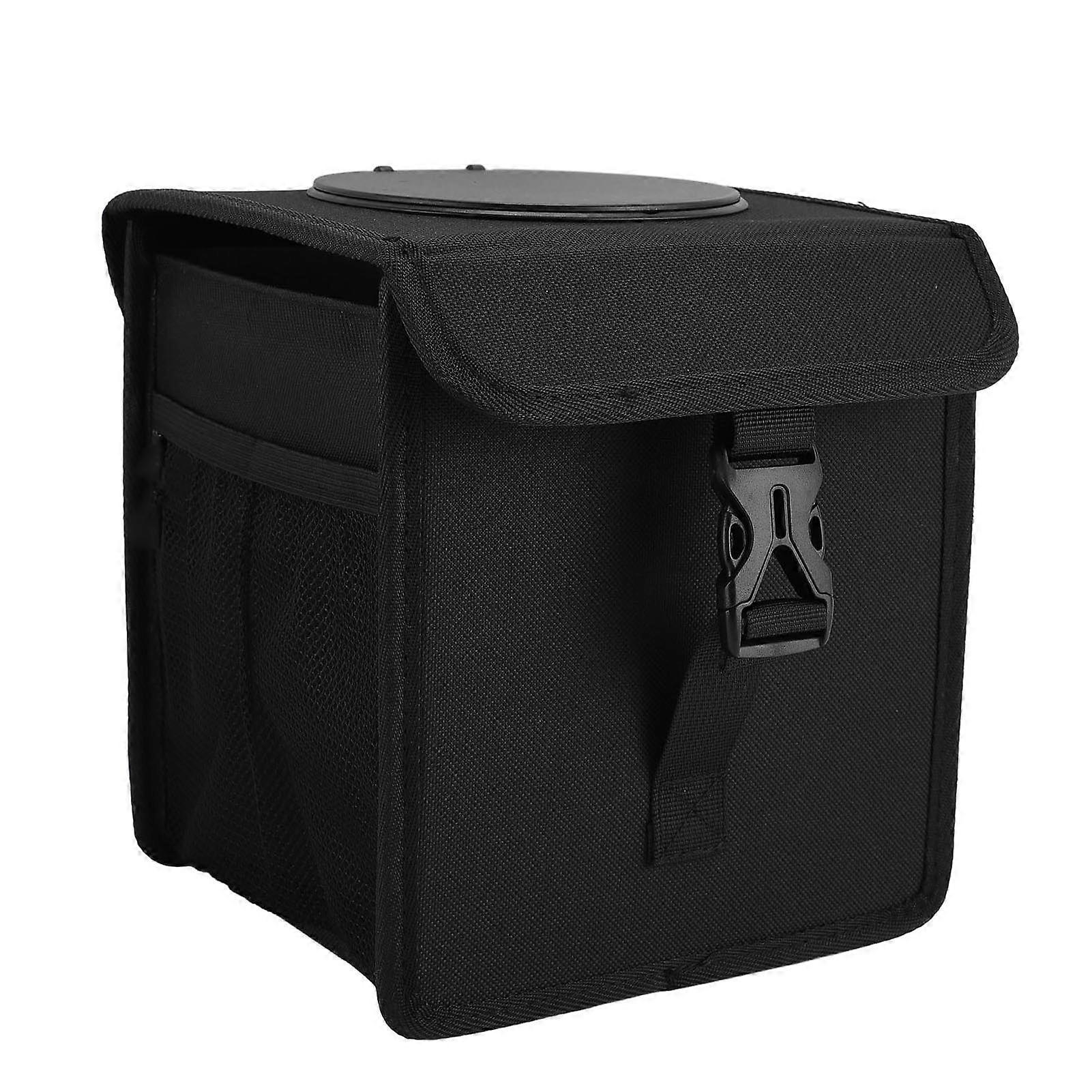 Foldable Trash with Lid Leakproof Waterproof Multifunction Portable Hanging Car Garbage Can for SUV Vehicle