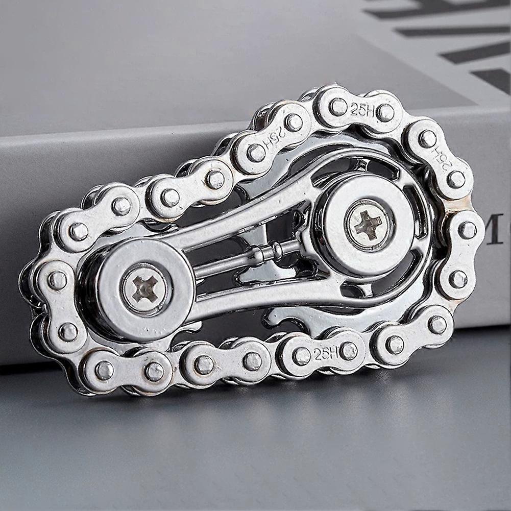 Sprocket Fidget Spinners Toys for Adults Kids, Metal Gears Linkage Bike Chain Fidget Cube ADHD Autism Anxiety Relief Toy