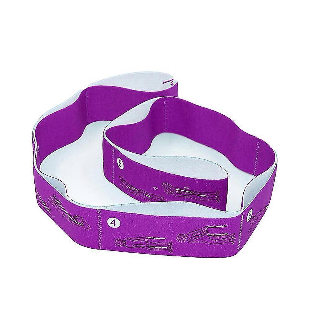 Elastic Stretching Strap With Loops For Resistance Stretch Assist On Leg, Hamstring