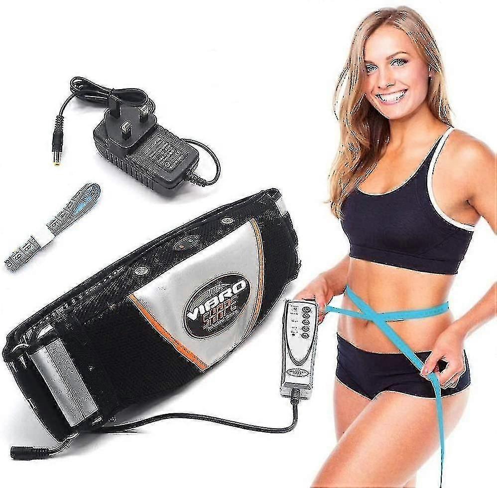 חגורה חשמלית להרזיה, רטט מעסה שורף שומן גוזם מותניים הרזיה חגורת חימום שומן על בטן בטן רגל זרוע הדוקה