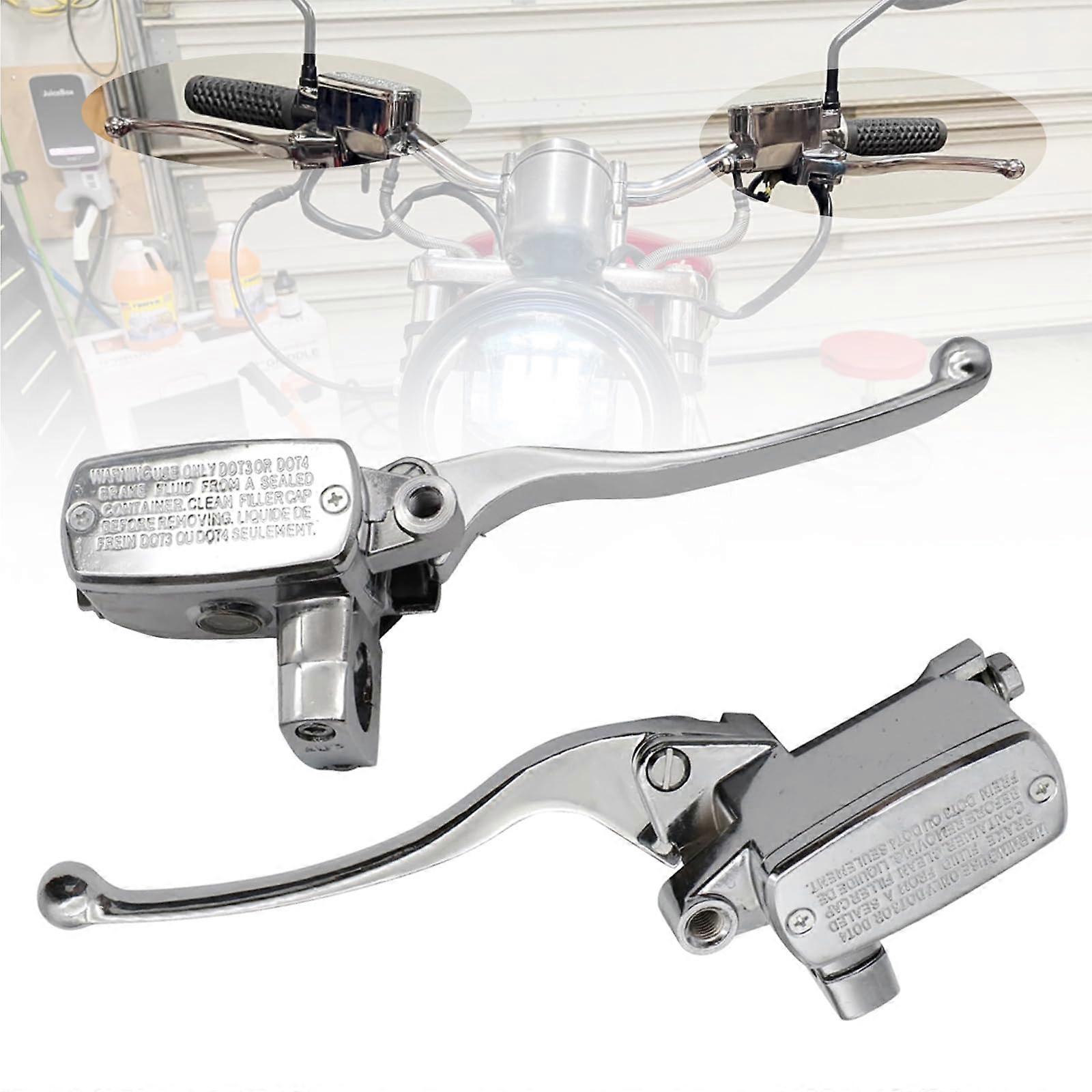 Chrome Brake Master Cylinder Clutch Levers Fit for Intruder Suzuki 800 1994 2004 1400 1990 2004