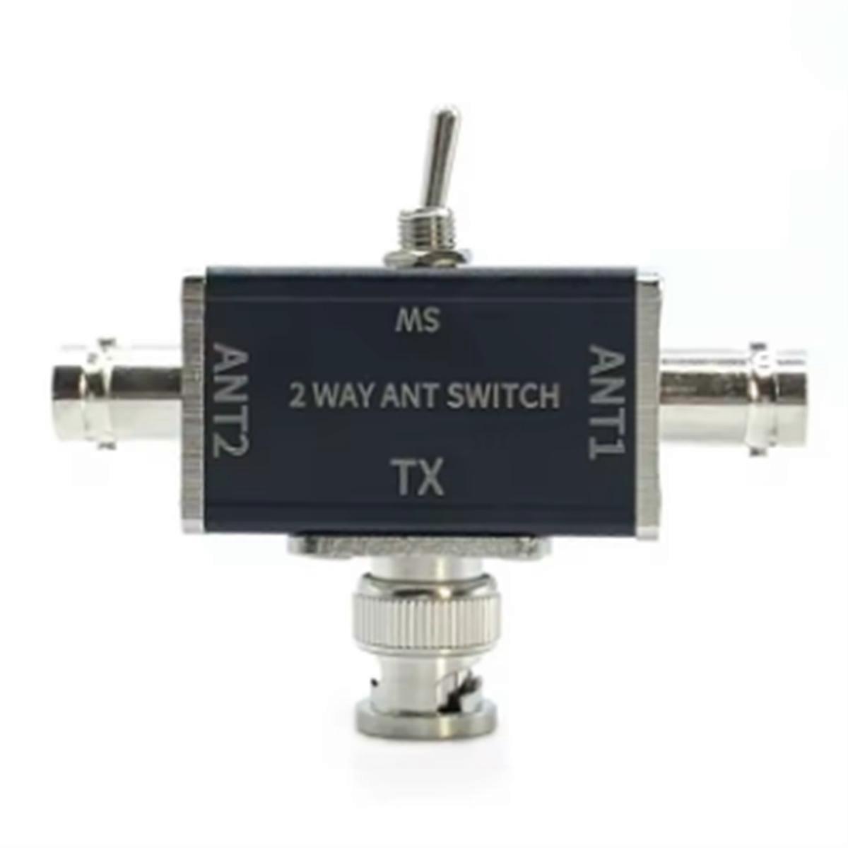 2-Way Manual Coaxial Antenna Switch - 1 Input & 2 Outputs, SO-239