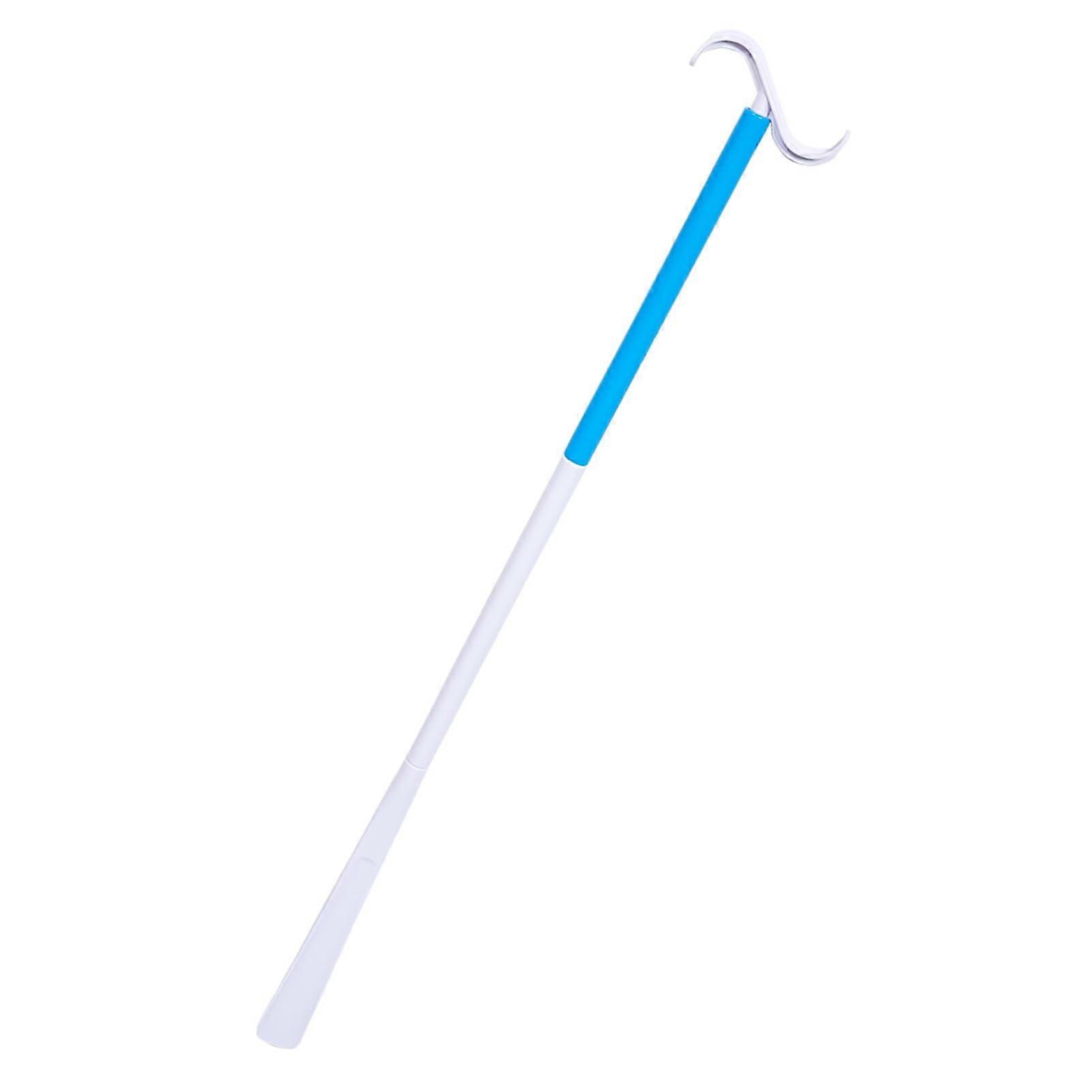 Abs Material Shoe Lifting Device Dressing Stick Shoehorn Easy Sock Lifter for Elderly Disabled Handicapped Accessory Detachable Dressing Pole