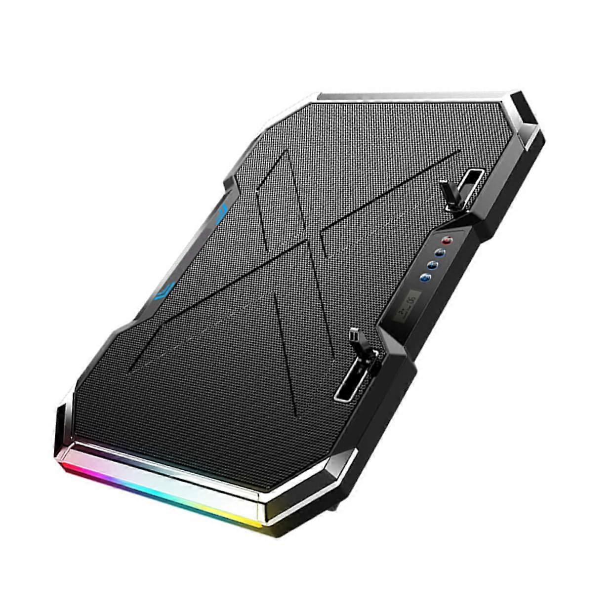 RGB Led Notebook Cooling Pad 6 Fan ° Fast Heat Dissipation for Laptops Cooling Pad Touch Control and Colorful Lighting