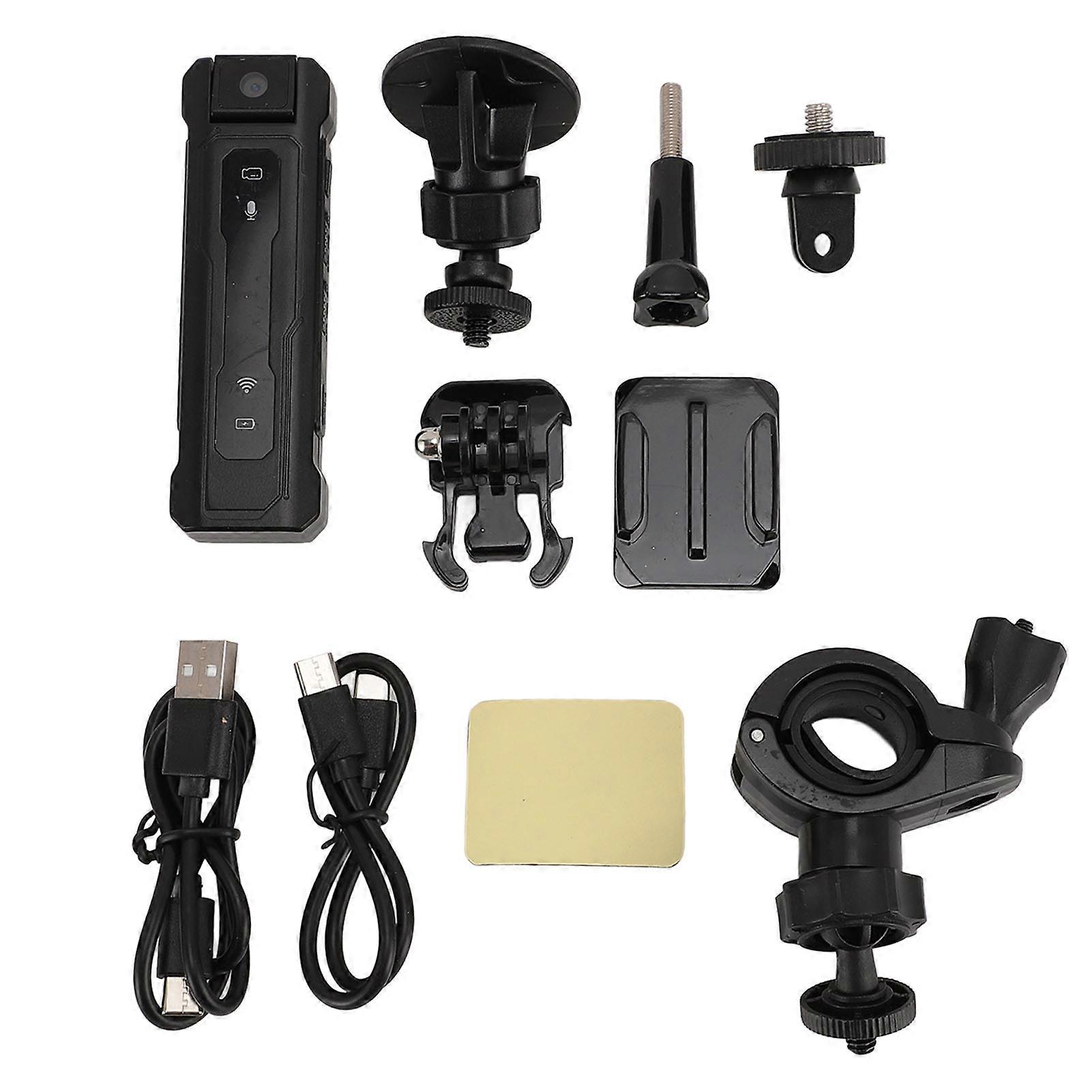 1080P Wireless Night Vision Action Camera: HD Recording, Rotatable Lens, Waterproof