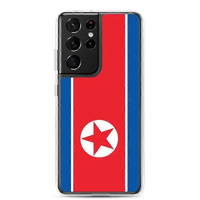 Phone Case - Samsung - Galaxy S21 - North Korea Flag - Soft - Multicolor