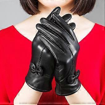 Modische Lederhandschuhe für Damen im Winter