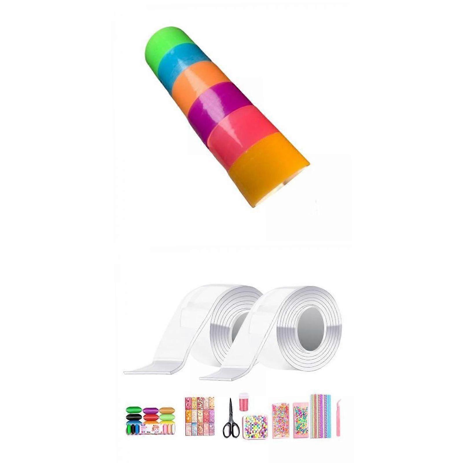 Blow Bubbles Double Sided Tape Strips 4.8cm 5cm 10cm Full Tool