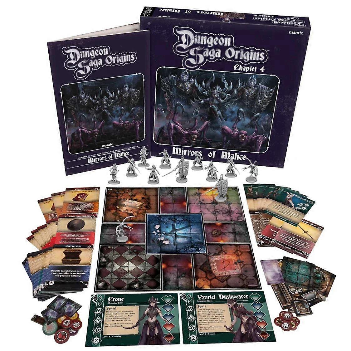 Dungeon Saga Origins Mirrors of Malice Expansion For Board Game