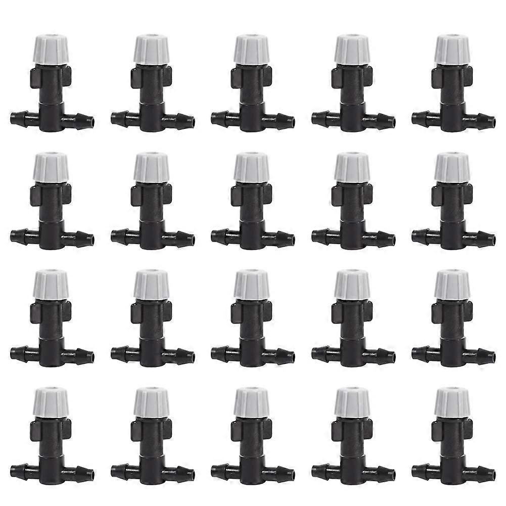 Fogging Nozzle 20-Piece Set, Three-Way Atomizing Nozzle, Sprinkler Heads With T-Fittings For Garden Irrigation Misting