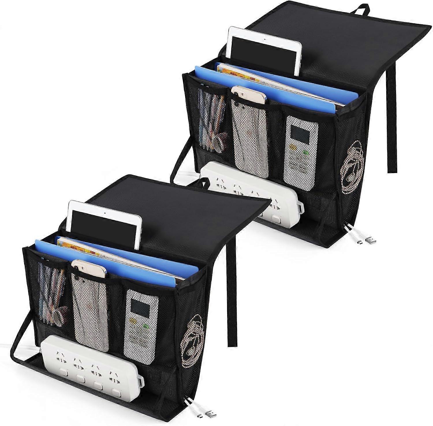 2025 Latest Model  Bedside Caddy Bedside Storage Organizer Bedside Organizer with Power St