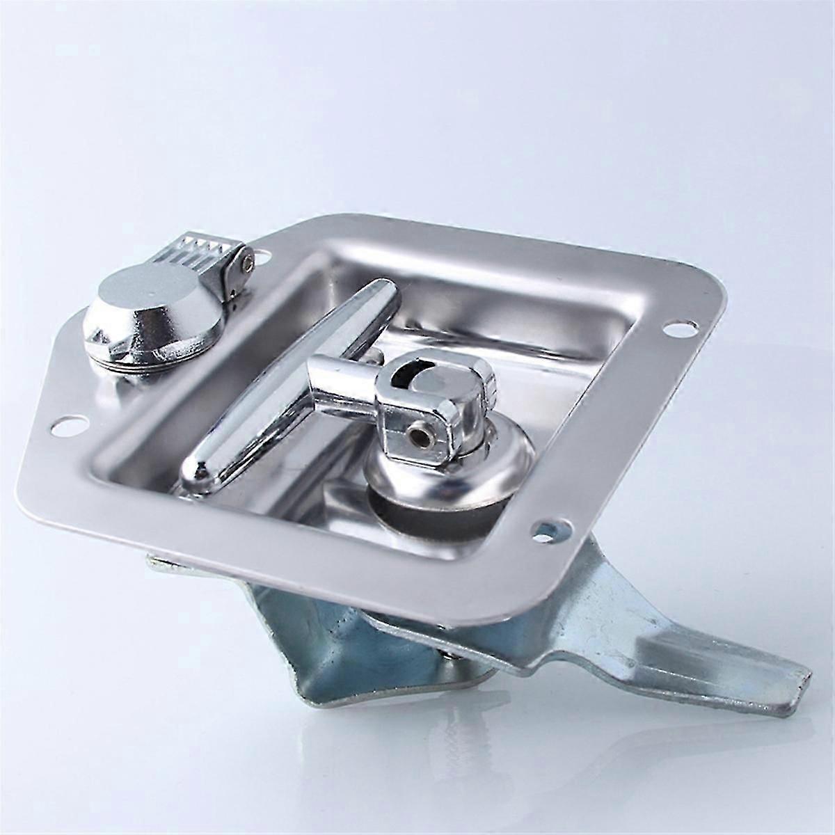 RV Lock Caravan Door Handle Lock Cabin Panel Lock Double Insurance Anti-Theft Portable for RV Caravan,C-M