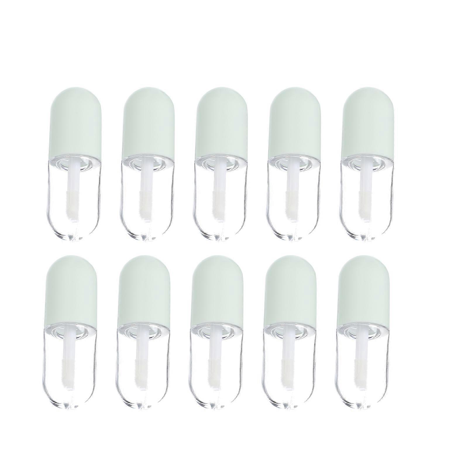 Green Plastic PP Empty Lipstick Bottles for Storage and DIY Use Small Size Lightweight
