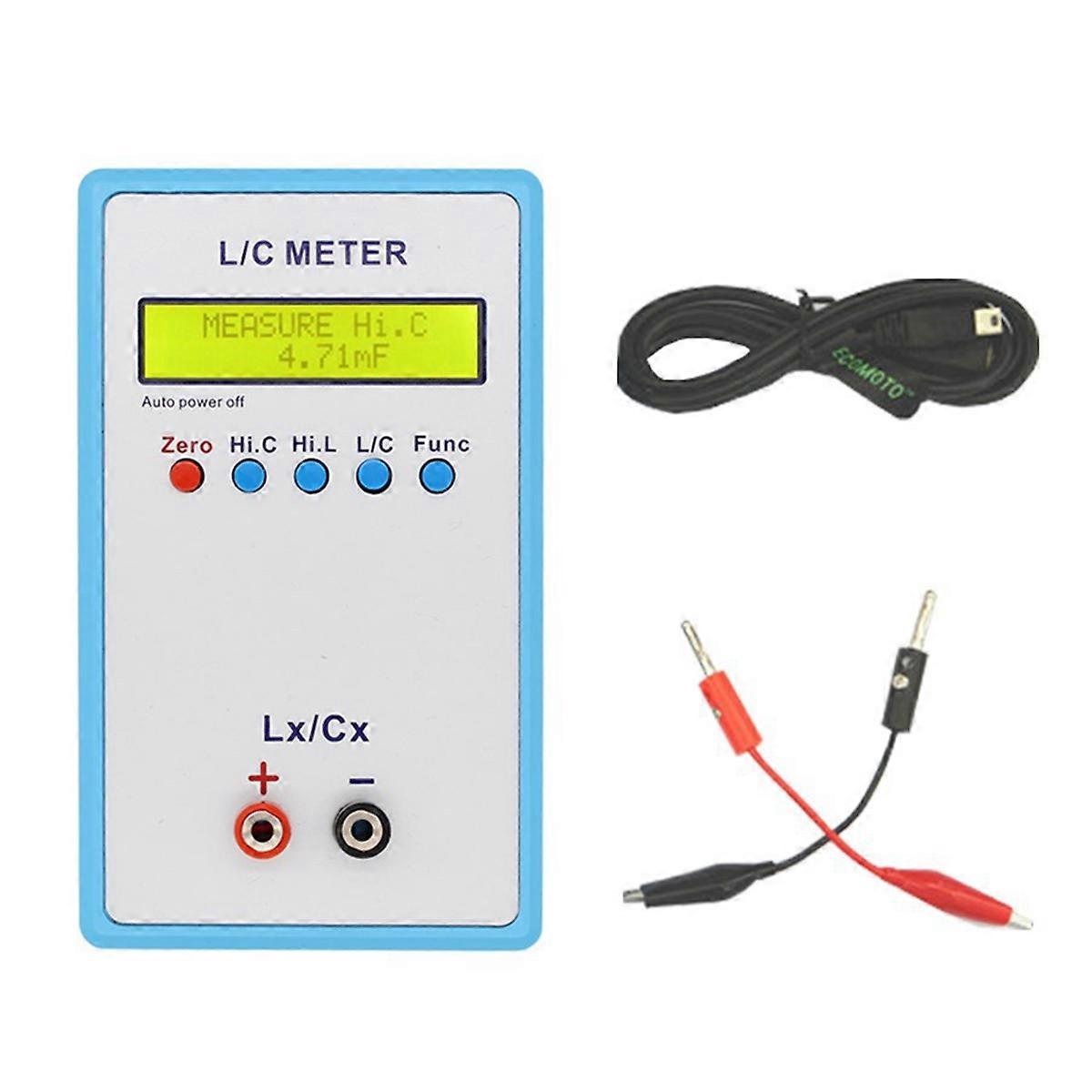 LC-200A High Precision Digital Display Capacitance and Inductance Meter LC Meter 1pF-100mF 1uH-100H