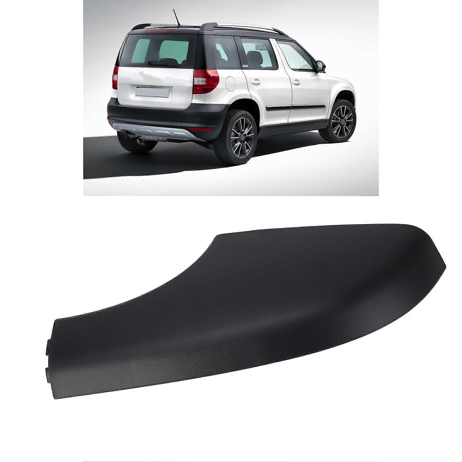 Roof Rack Rail Cap Stylish Look Fade Proof Reliable Protection Exterior Roof Rail Rack End Cover Shell Cap for Yeti SUV 2009 to 2018 Rear Right 5L086