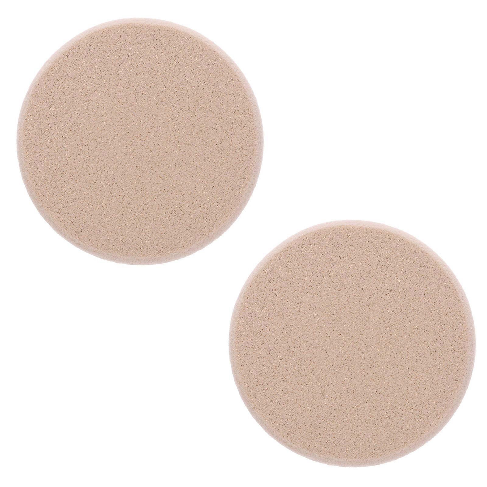 Makeup Sponge Powder Puff Set of 2 for Foundation & Concealer – Durable, Gentle Blender for Damp or Dry Use, Minimal Color Absorption