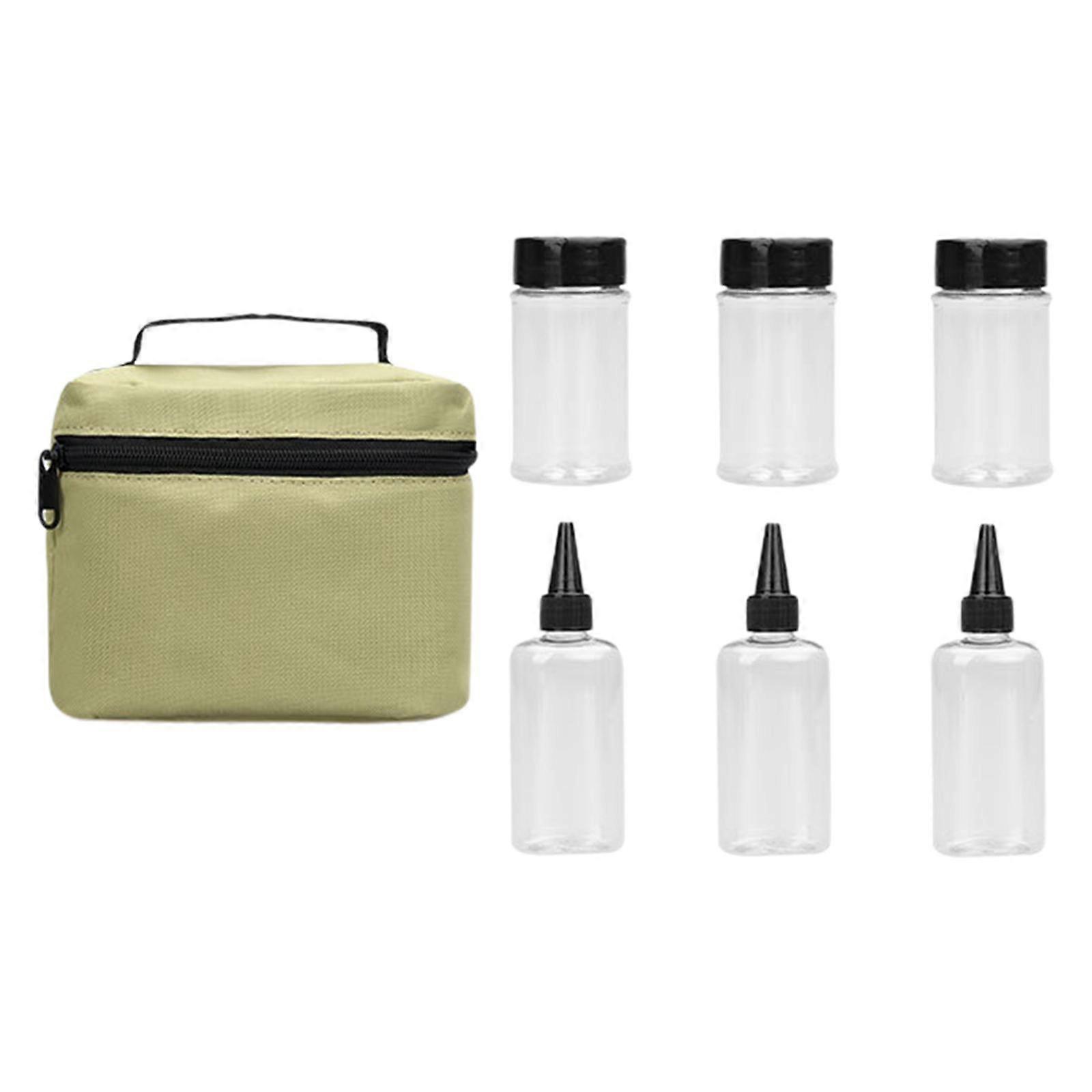 Portable Camping Spice Jars Bottle Condiments Seasoning for Kitchen
