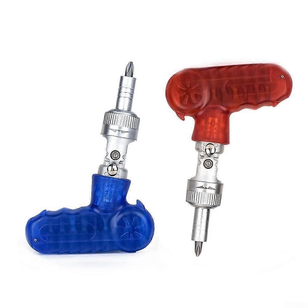 10in1 Ratchet Screwdriver Bit, magnetic design for easy screwing and removing (red) Ref: 3840