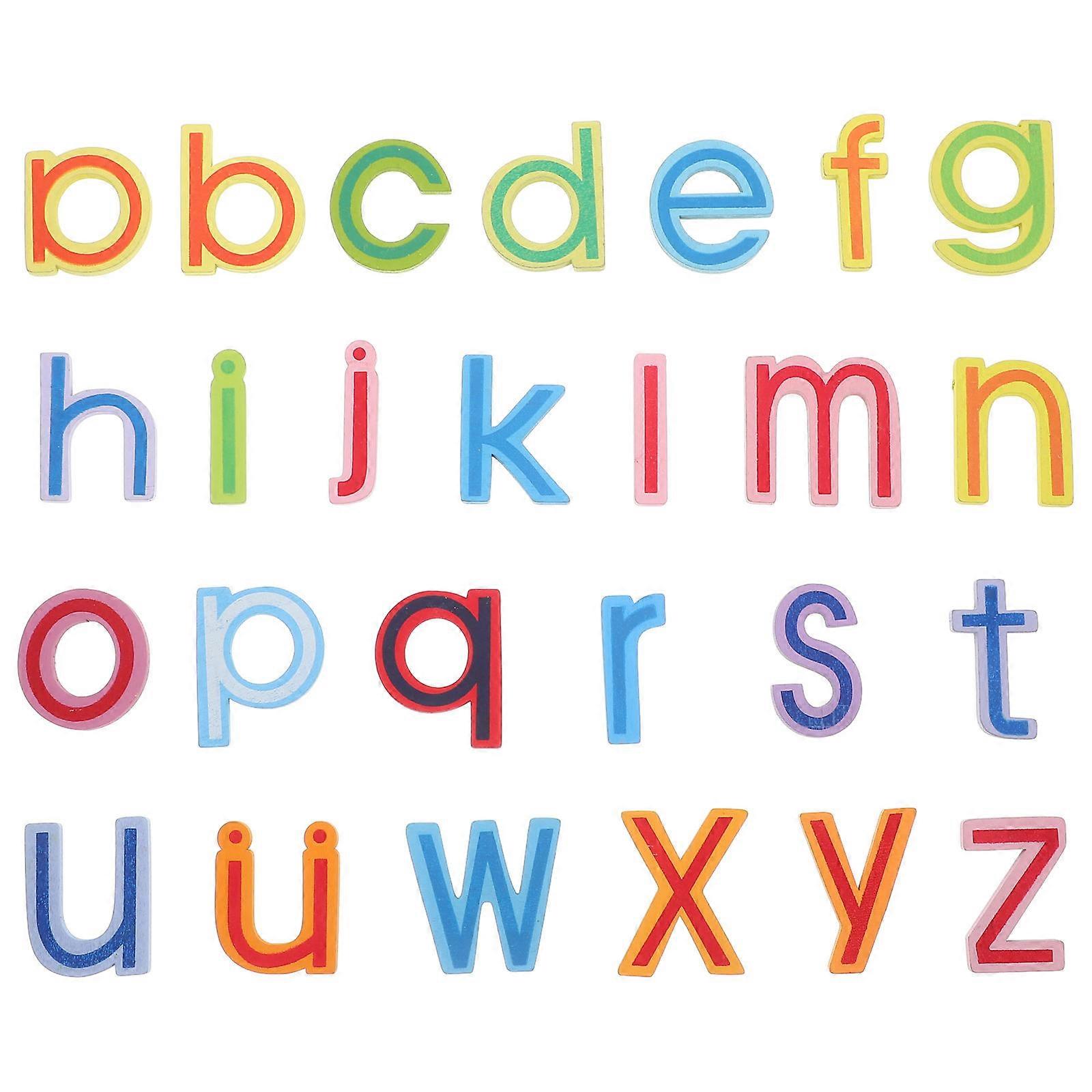 Fridge Decorations Unique Magnets Kitchen Use Letter Shaped Fridge Magnet 26Pcs