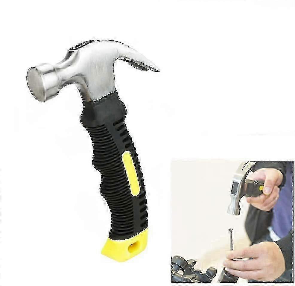 Mini Steel Claw Hammer Multifunctional Short Hammer Carpenter Hammer With Non-slip Handle Hammer SZRH A-F
