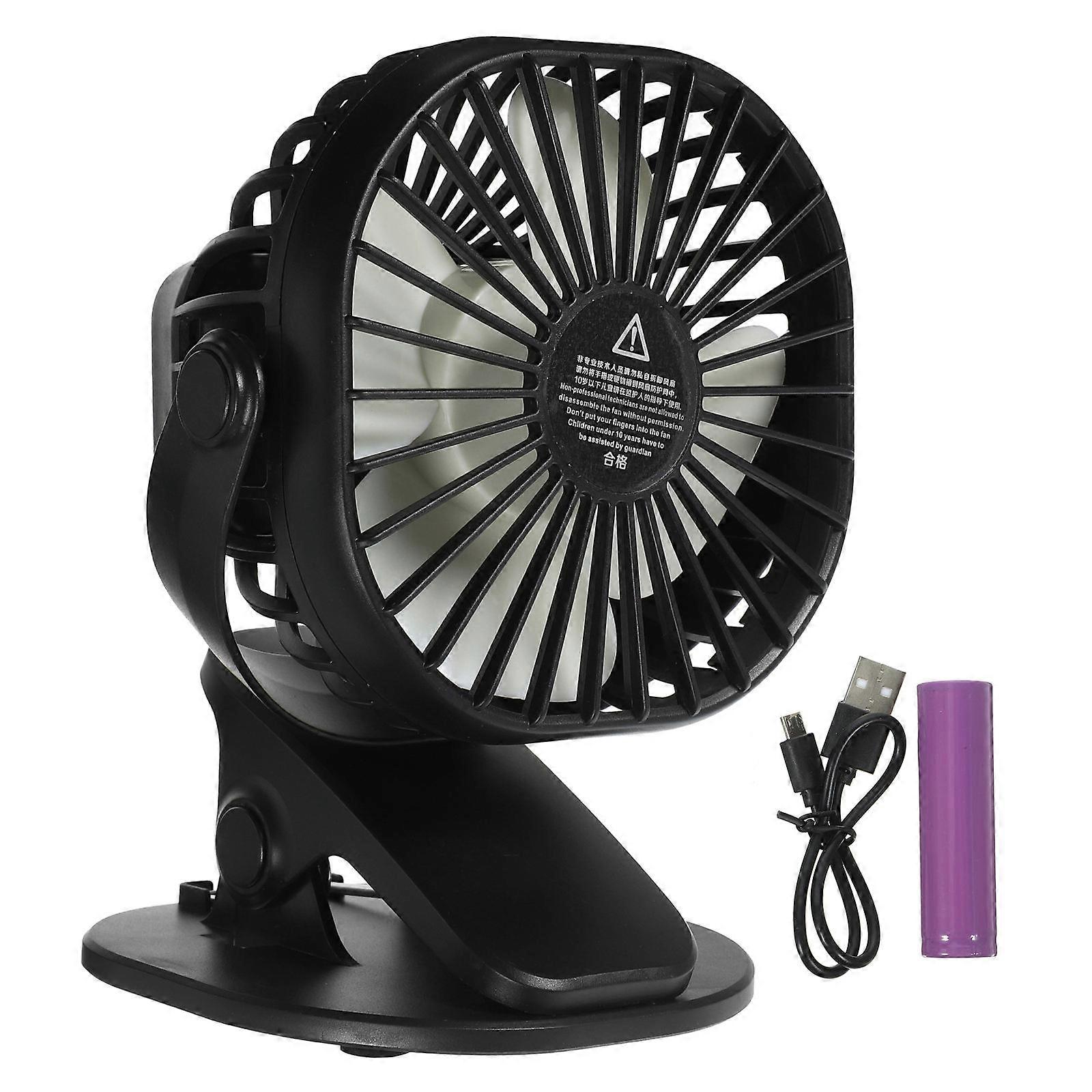 Rechargeable Fan With Clip Cooling Adjustable Usb Powered Desktop Fan 1Set
