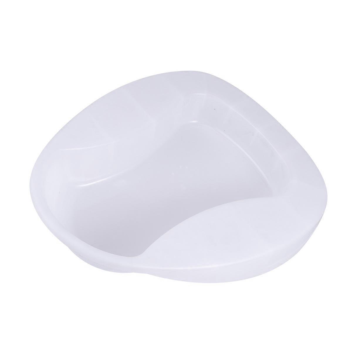 Bed Pans for Elderly Bedridden Paralyzed Patients Durable Easy to Clean White 1Pcs