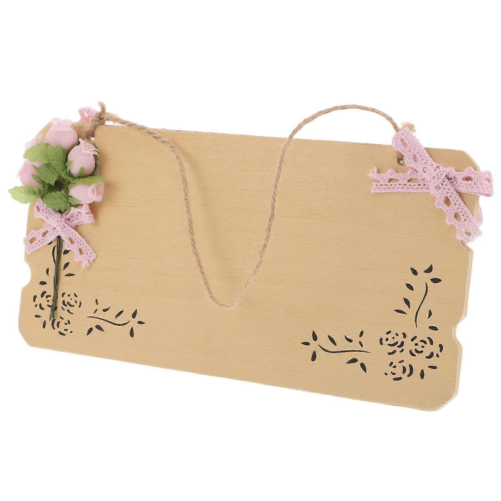 Open And Closed Sign Dual-Sided Wooden Open Closed Sign Home Decor Rustic Feel Diy 23.60X11.80X3.00CM 1Pcs