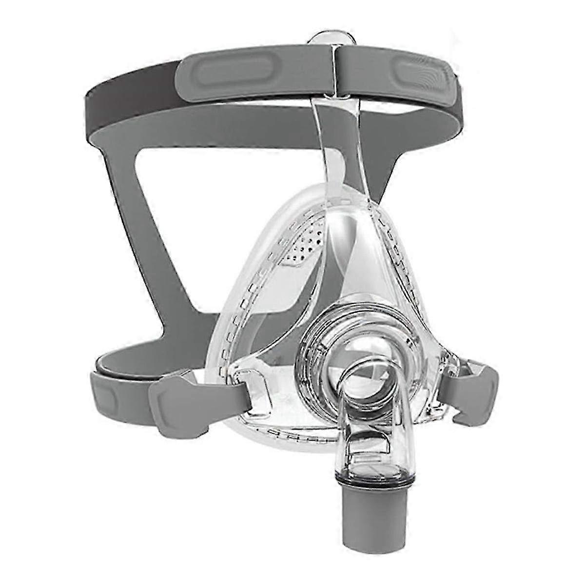 Full Face CPAP Masks with Headgear, Elbow/Swivel and Cushion