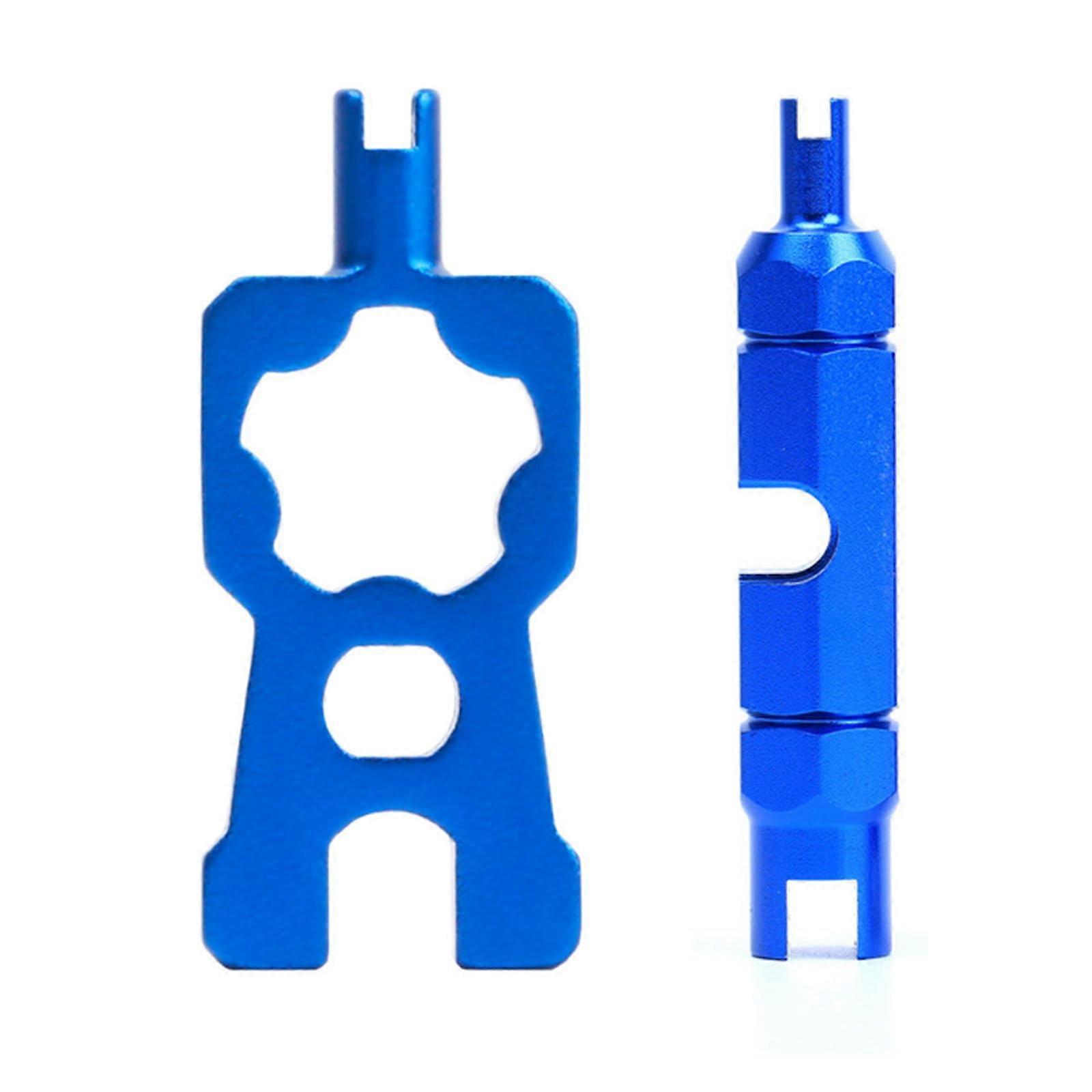 Compact Bike Maintenance Tool Set for Road Bikes - Valve Core Removal and Installation, Presta/Schrader Compatible