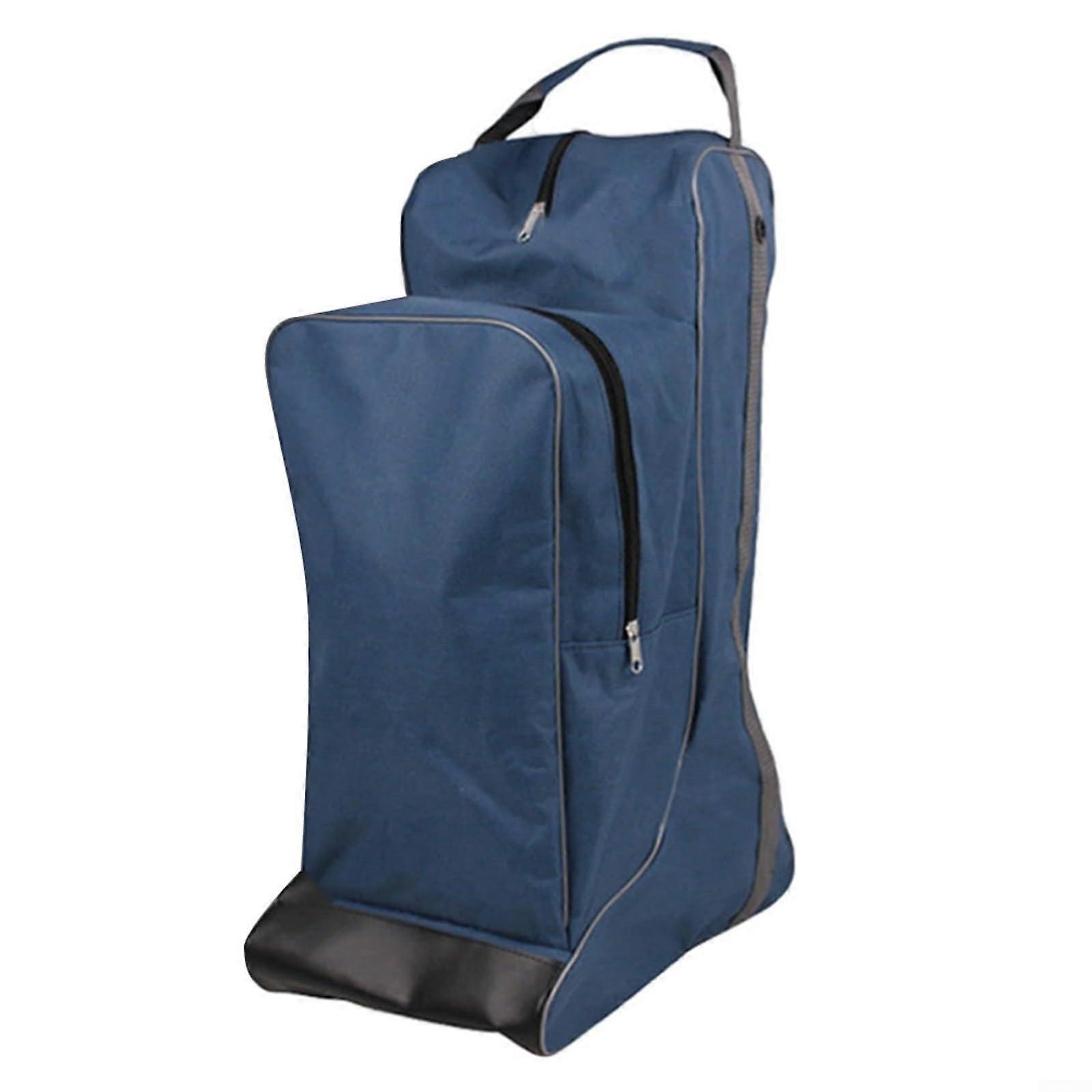 Storage bag for riding boots, large capacity, with handle, 60 x 39 x 21 cm, 600D Oxford fabric, tearresistant, blue Ref: 9482
