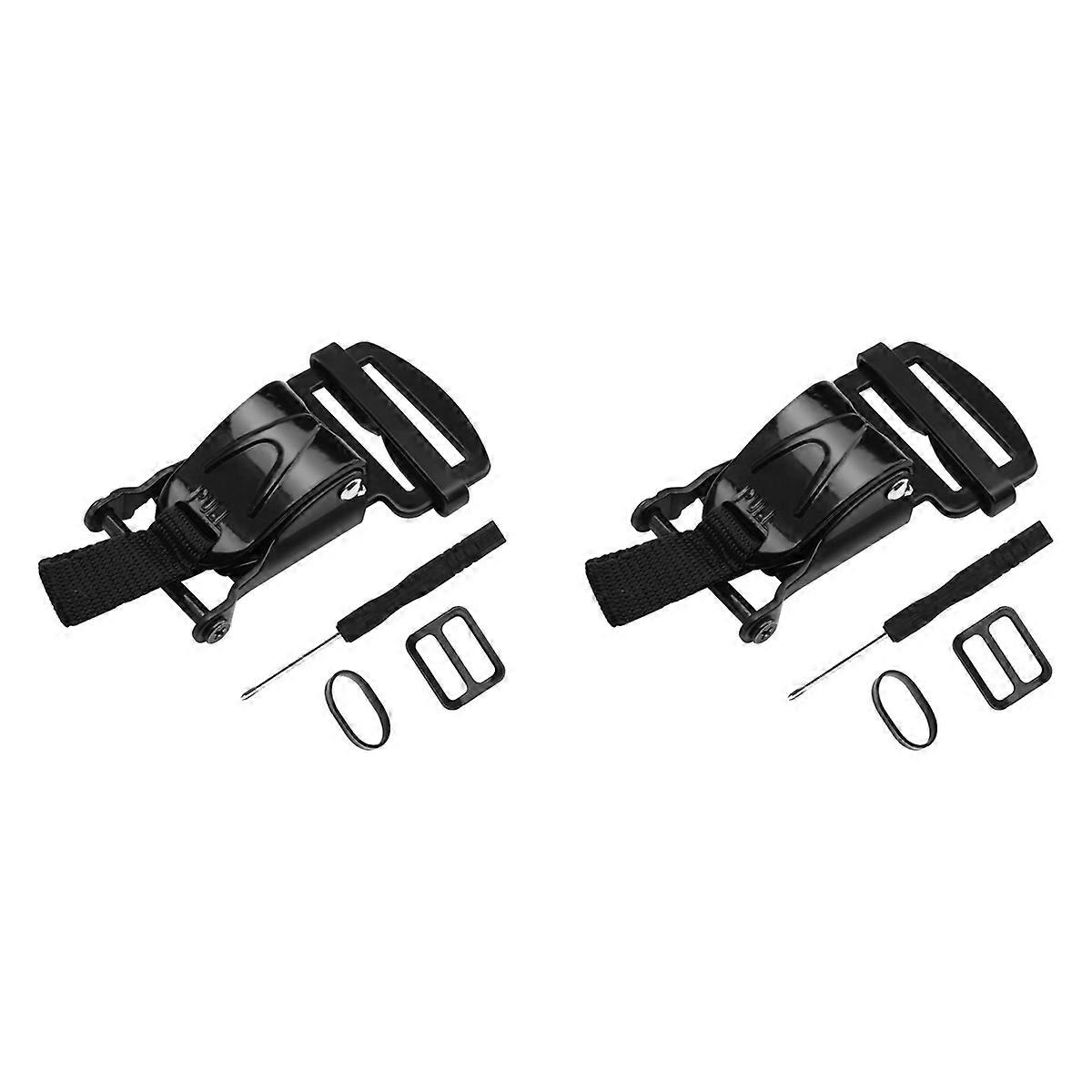 Helmet Quick Release Buckle Replacement Kit, Ratcheted Helmets black