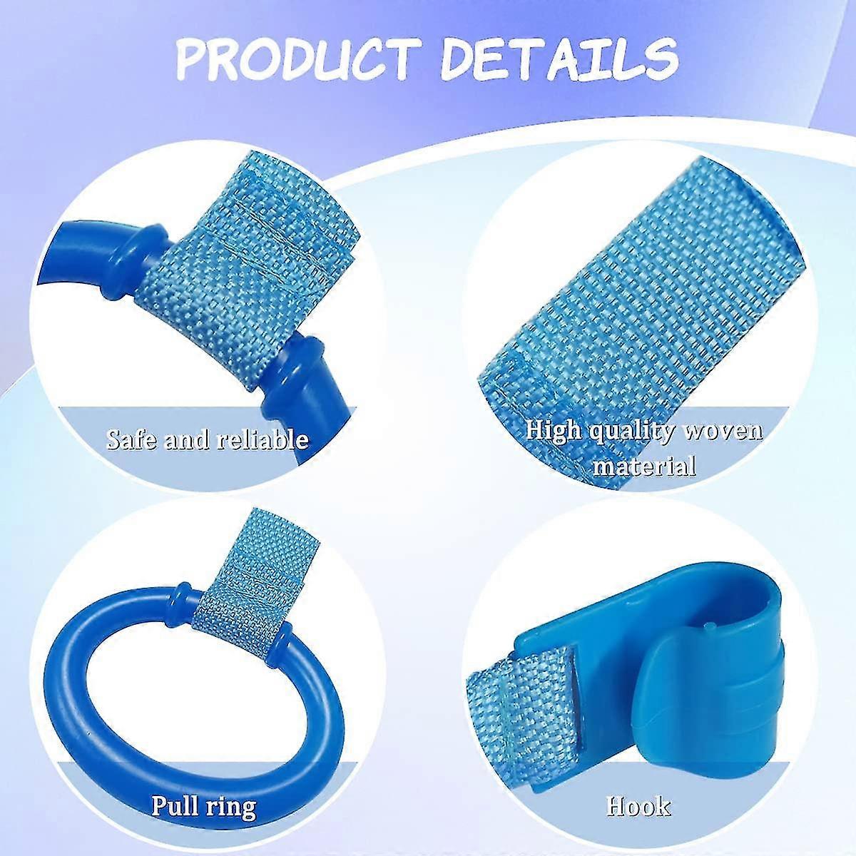 4 PCS Plastic Baby Crib Pull Rings for Kids Walking Assistance