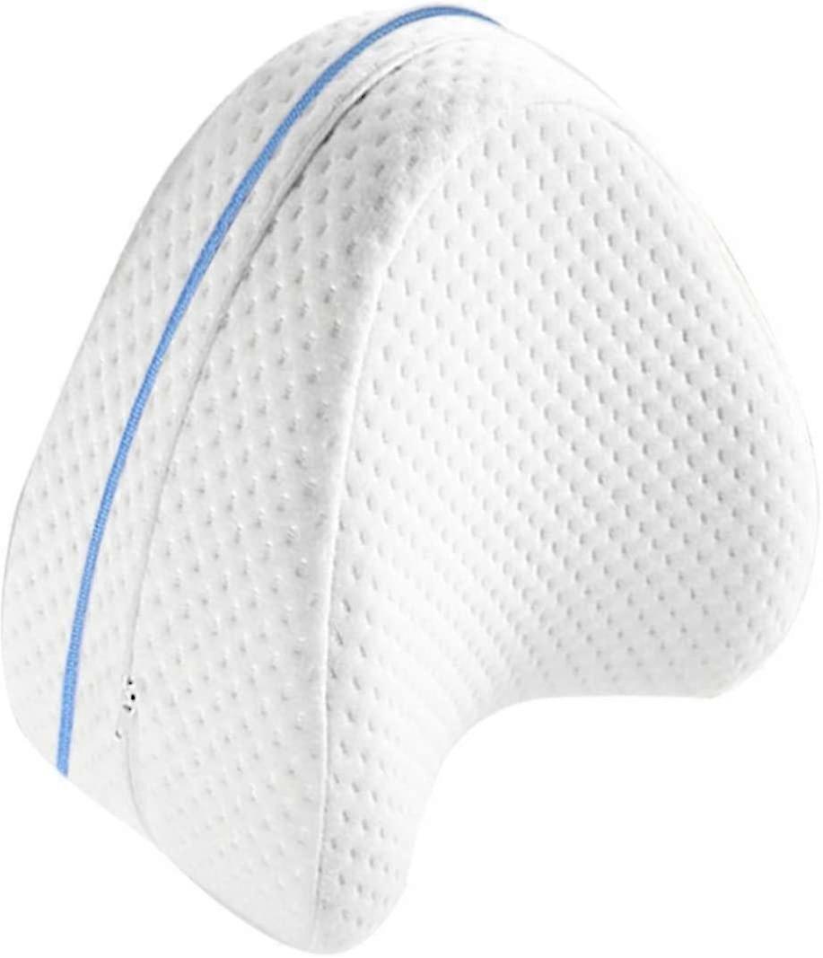 Memory Foam Leg Pillow for Comfort, White